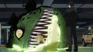 Yuru falling in Jin's trap - Source: Bones Film
