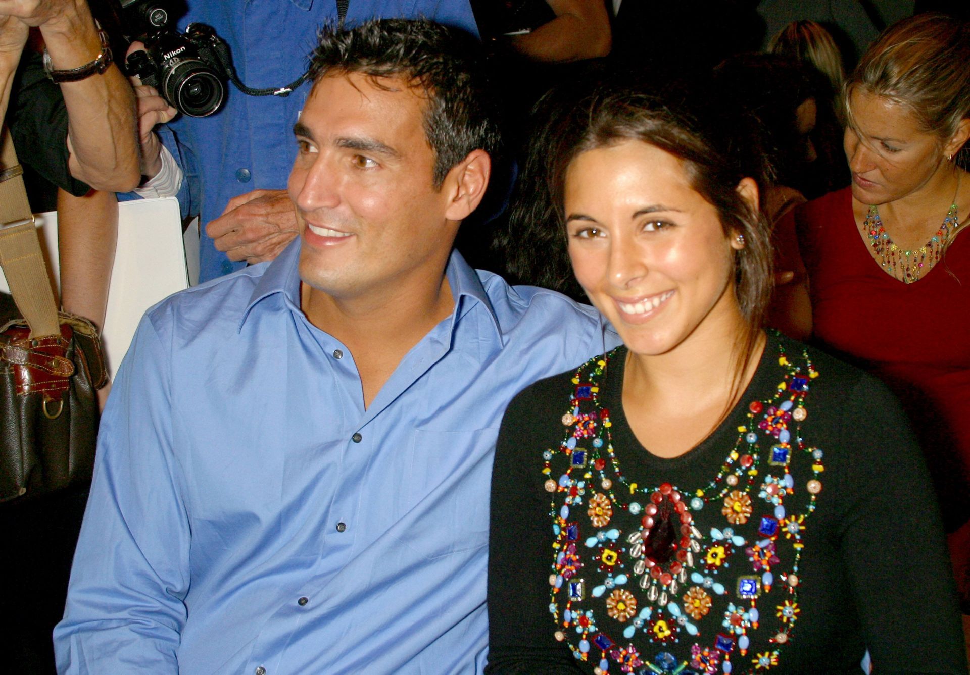 Mercedes-Benz Fashion Week Spring 2004 - Oscar de la Renta - Front Row and Backstage - Source: Getty