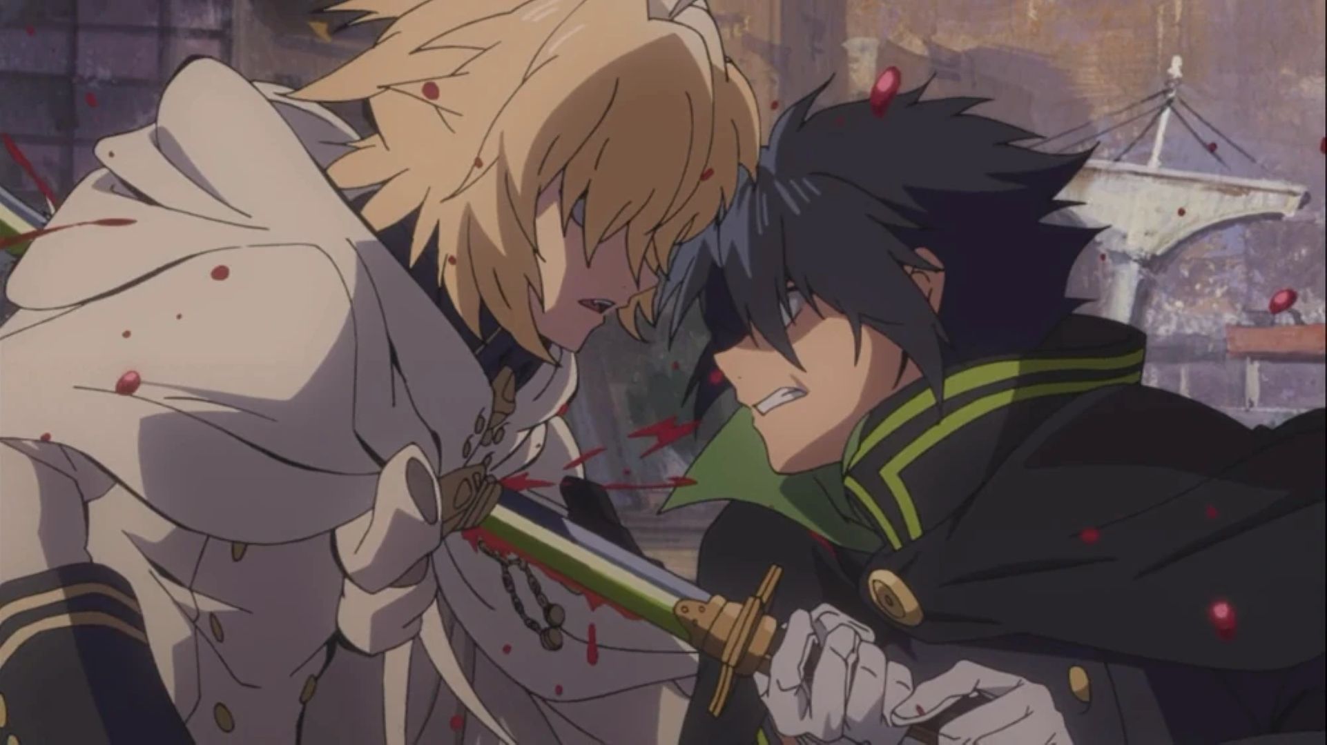 Yuichiro and Mikaela - Source: Wit Studio