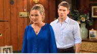 Nick telling Noah (Lucas Adams) here with Sharon (Sharon Case) that he can't go after Matt Clark because he's seen him is the only thing that makes sense on Y&R | Image: CBS