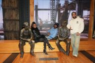 Luke James, Jacob Latimore and Birgundi Baker Visit the Empire State Building Ahead of the Season 7 Premiere of Paramount's "The Chi" - Source: Getty