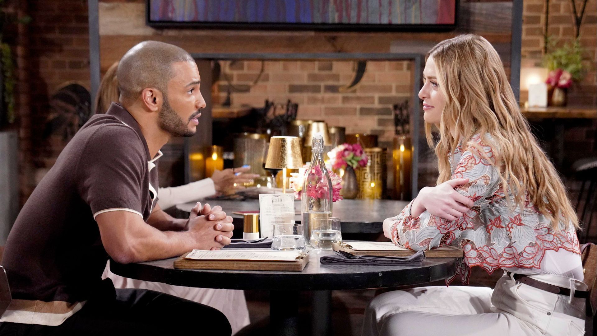 Holden (Nathan Owens) and Claire (Hayley Erin) may get close again on Y&R | Image: JPI