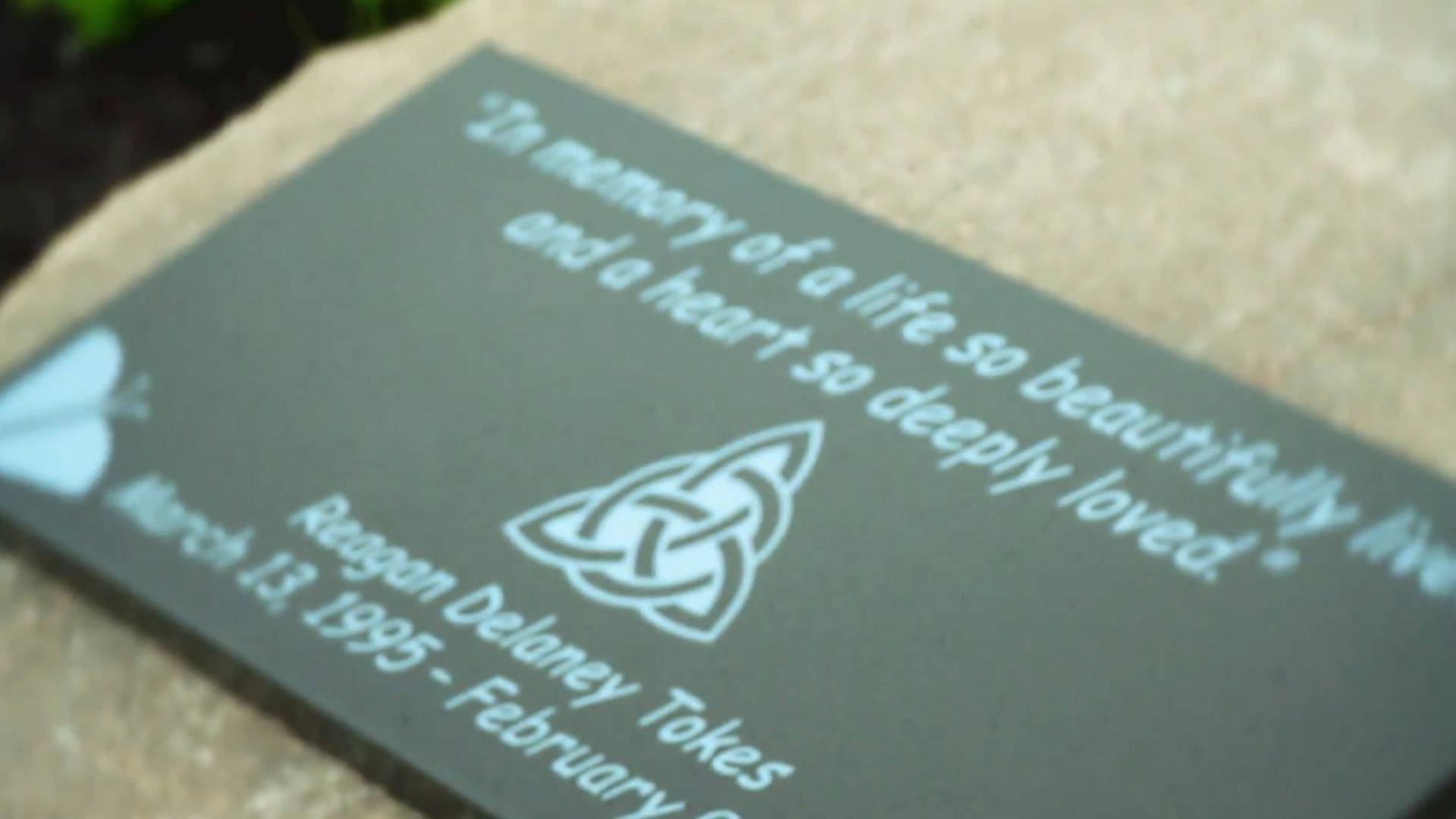 Regan's grave (Image via NBC News)