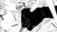 Asta breaking through Yuno's Spirit of Notos shield - Source: Shueisha
