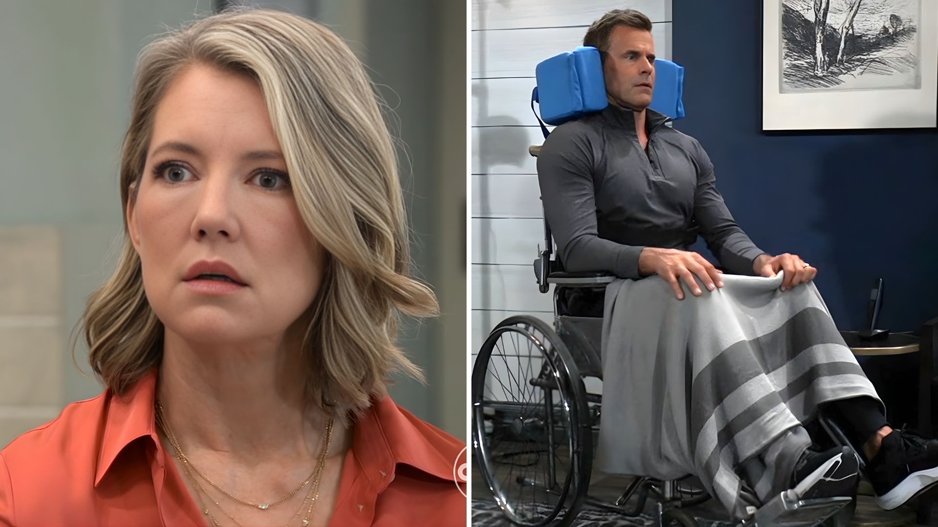 General Hospital's Nina reacted as if she had left the iron on | Image: ABC