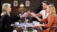 Marlena, Brady, and Belle toast to John | Image: JPI