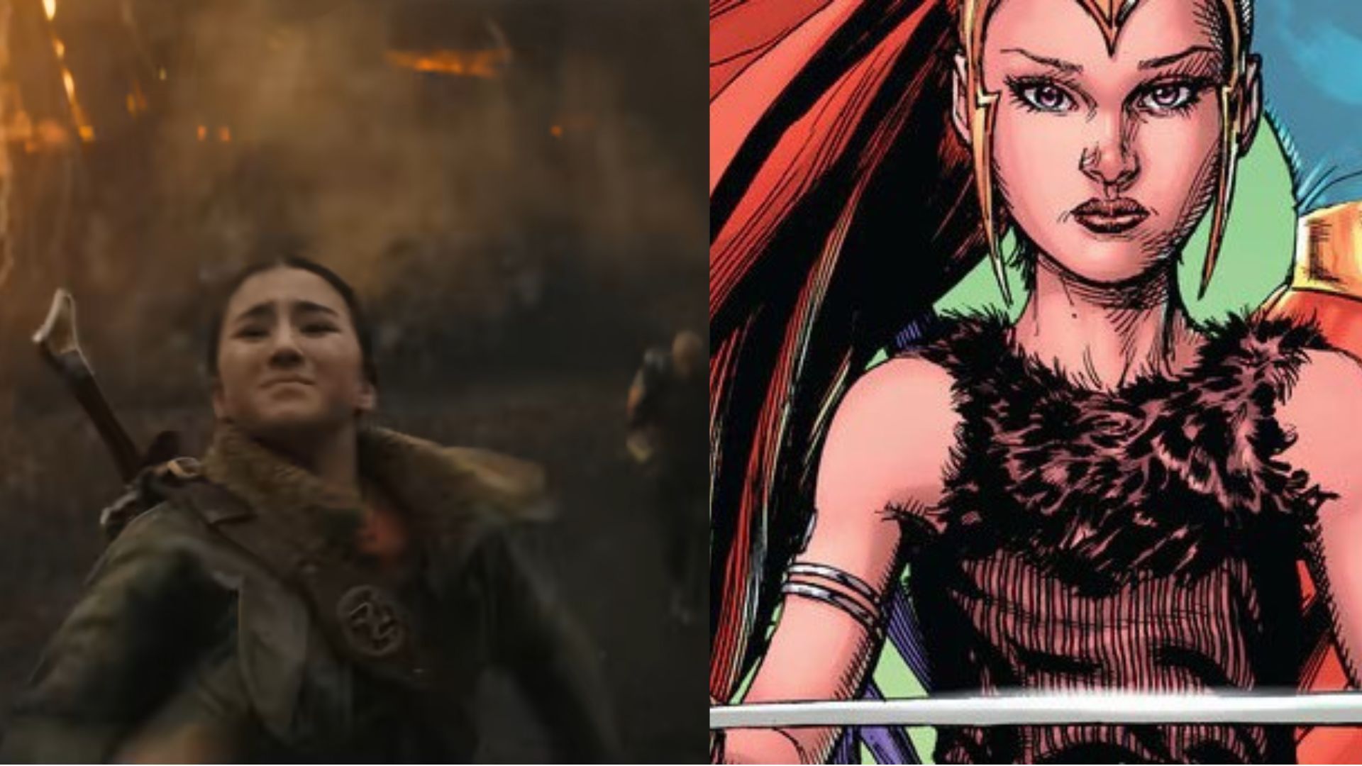 Ruthye in the Supergirl movie and comic | Image Via: YouTube & DC.com