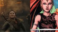Ruthye in the Supergirl movie and comic | Image Via: YouTube & DC.com