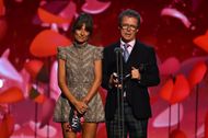 Nicky Campbell at National Television Awards 2025 - Show - Source: Getty