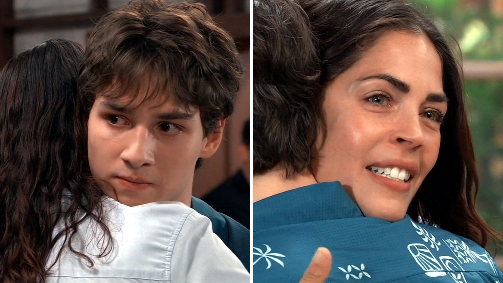 Britt and Rocco had a tearful goodbye on General Hospital | Image: ABC