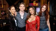 Sienna Bacall (Tamara Braun), Noah Newman (Lucas Adams), Audra Charles (Zuleyka SIlver), and Sally Spectra (Courtney Hope) | Image: JPI