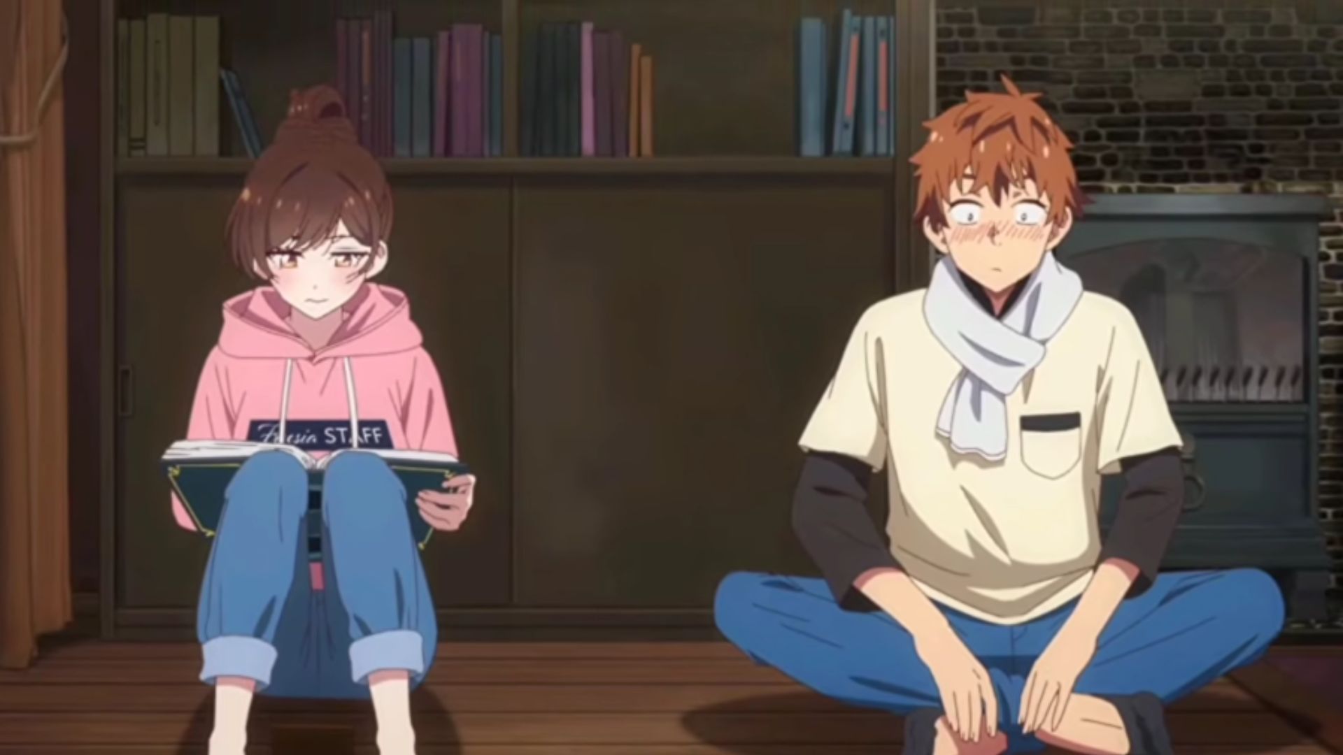 Chizuru sees her mother in the album - Source: TMS Entertainment