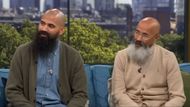 Alex and his father during their interview (Image via YouTube| @thismorning)