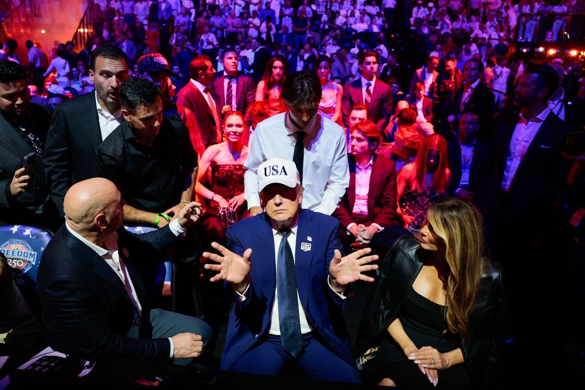 President Trump Hosts UFC Freedom 250 Fight Topuria v Gaethje At The White House - Source: Getty