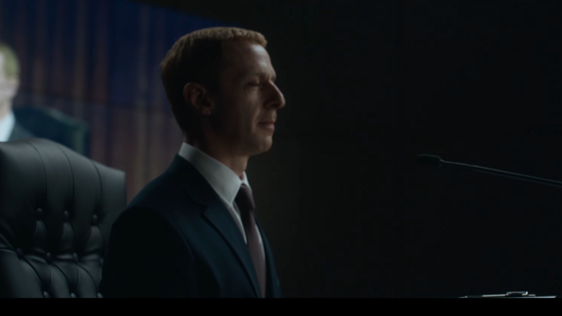 Jeremy Strong as Mark Zuckerberg (Image via YouTube/@sonypictures)