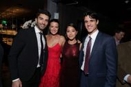 Justin Baldoni, Emily Baldoni, Gina Rodriguez and Joe Locicero seen at Columbia Pictures presents the World Premiere of MISS BALA at Regal L.A. Live - Source: Getty