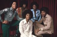 Photo of JACKSON FIVE and Michael JACKSON; Posed group portrait L-R Marlon, Jackie, Michael, Jermaine and Tito Jackson - Source: Getty