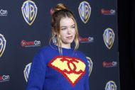 Milly Alcock promotes the upcoming film "Supergirl" at the Warner Bros. Pictures presentation at The Dolby Colosseum at Caesars Palace during CinemaCon, the official convention of Cinema United, on April 14, 2026 in Las Vegas, Nevada - Source: Getty