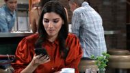 Brook Lynn nailed it with a simple red blouse | Image: ABC