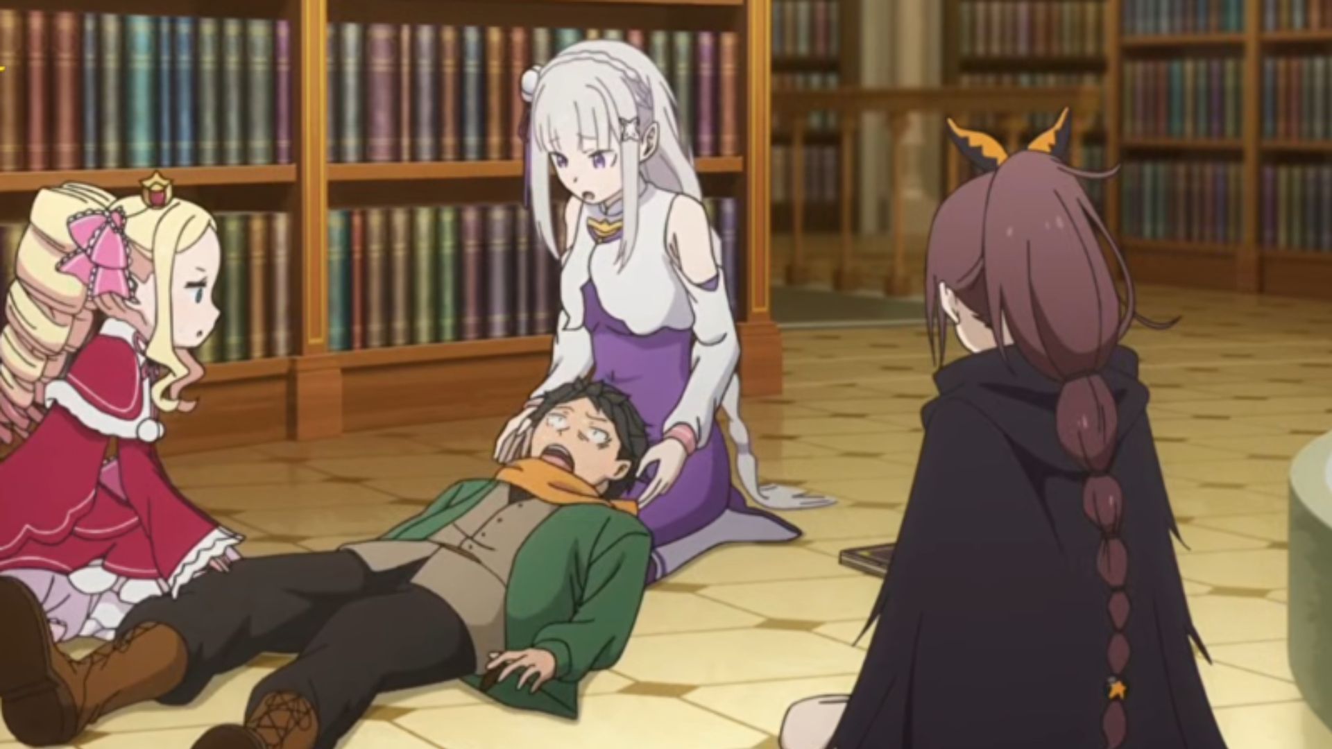Subaru after reading Meili's book - Source: Studio White Fox