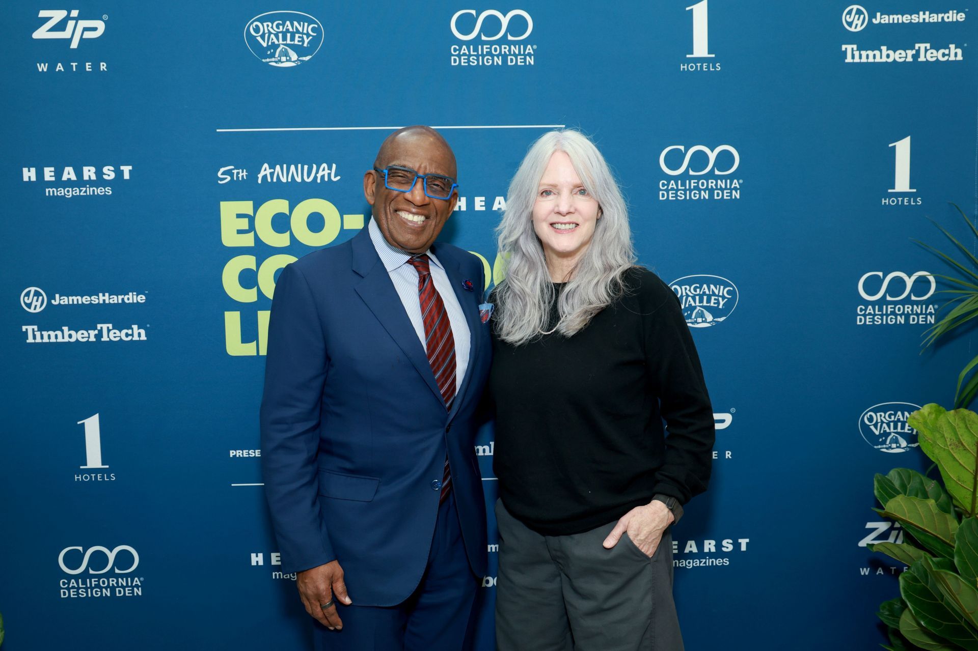 (L-R) Al Roker and Maggie Baird attend as Hearst Magazines hosts the 5th Annual Hearst Eco-Conscious Living Summit at Hearst Tower on April 07, 2026 in New York City - Source: Getty