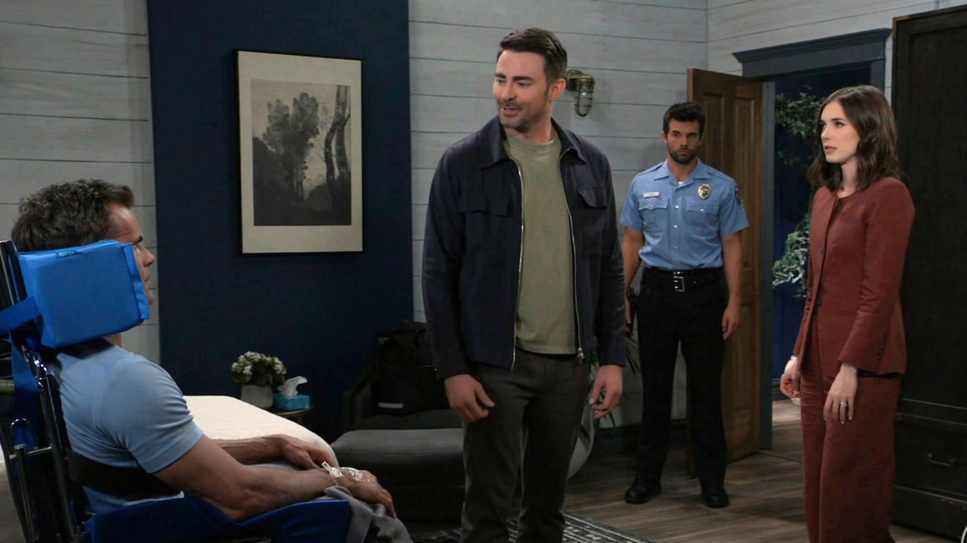 Joe questioned Drew, much to Willow's horror | Image: ABC
