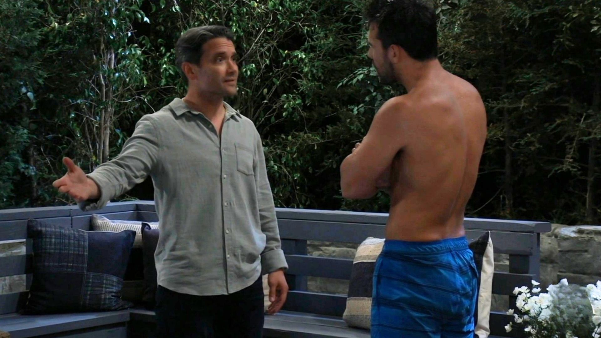 Dante has words with Chase | Image: ABC