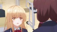 Mahiru talking with her classmate in - Source: Project No. 9