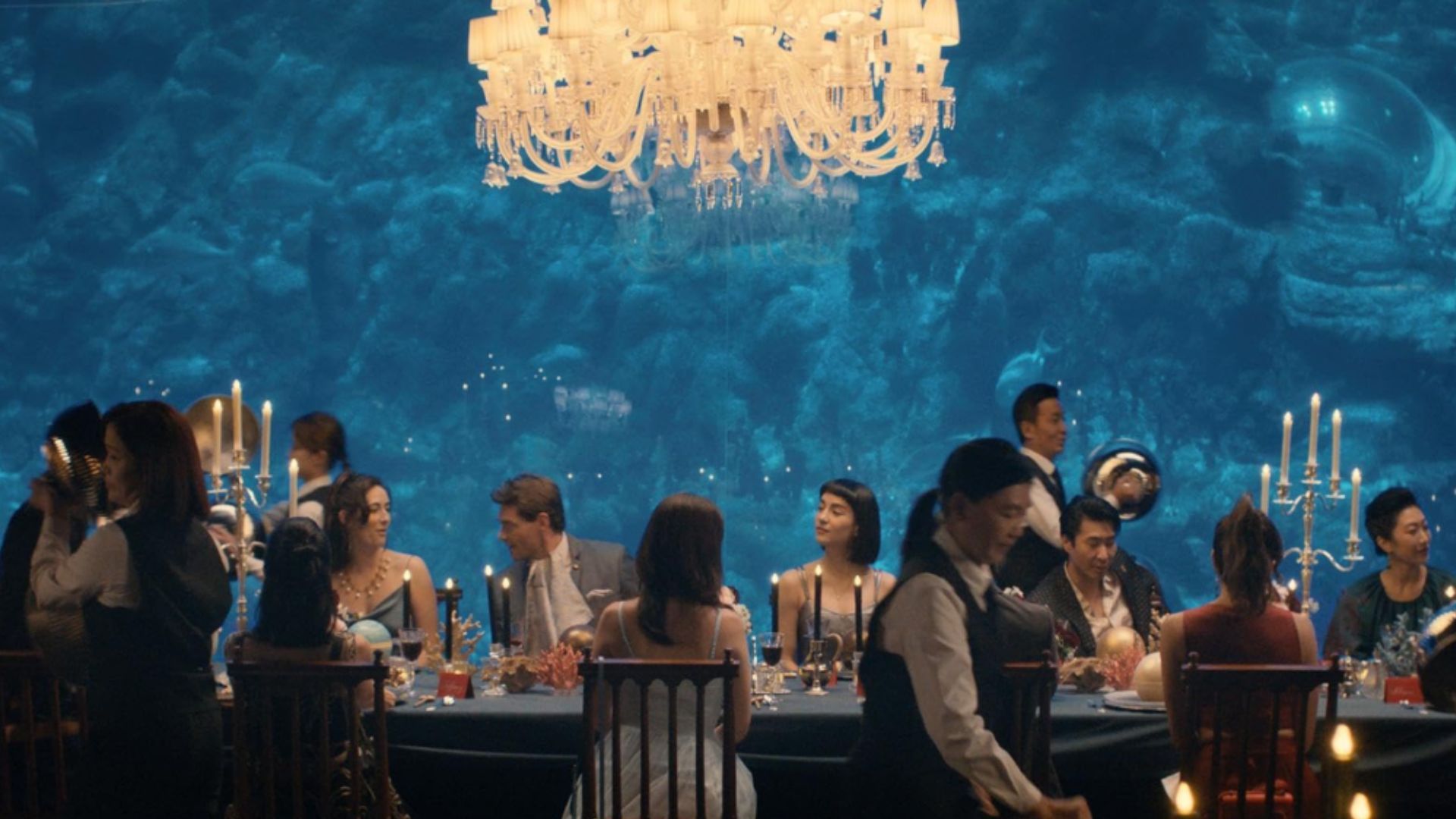 The yacht party in The Season (Image via Hulu)