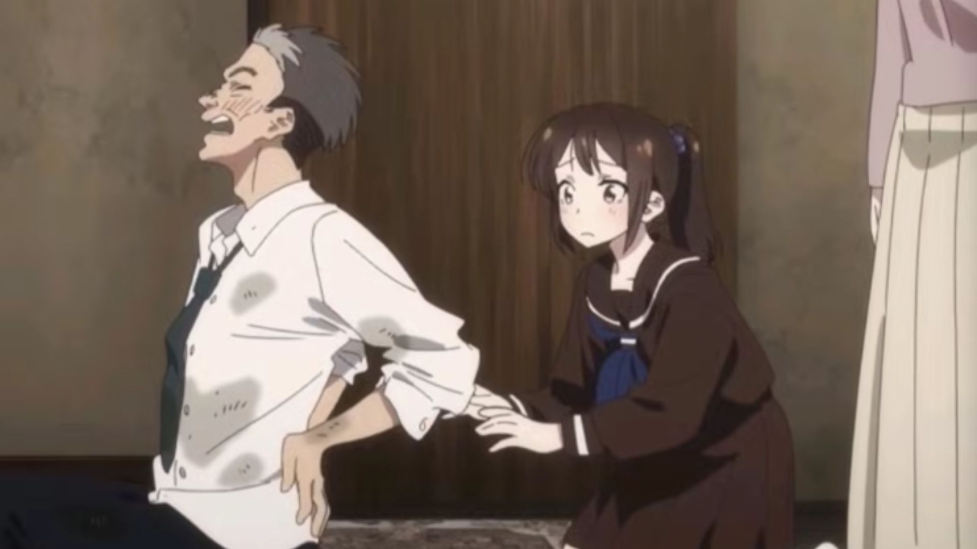 Chizuru recalls her grandfather - Source: TMS Entertainment