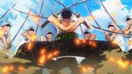 Zoro as seen in the teaser - Source: WIT Studio