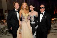 (L-R) Lance LePere, Blake Lively, Anne Hathaway and Michael Kors attend the 2026 Met Gala celebrating "Costume Art" at the Metropolitan Museum of Art on May 04, 2026 in New York City - Source: Getty