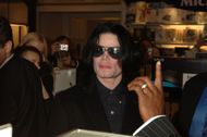 Singer Michael Jackson visits Harrods October 12, 2005 in London, England - Source: Getty