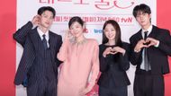 The cast members (Image via X/@CJnDrama)