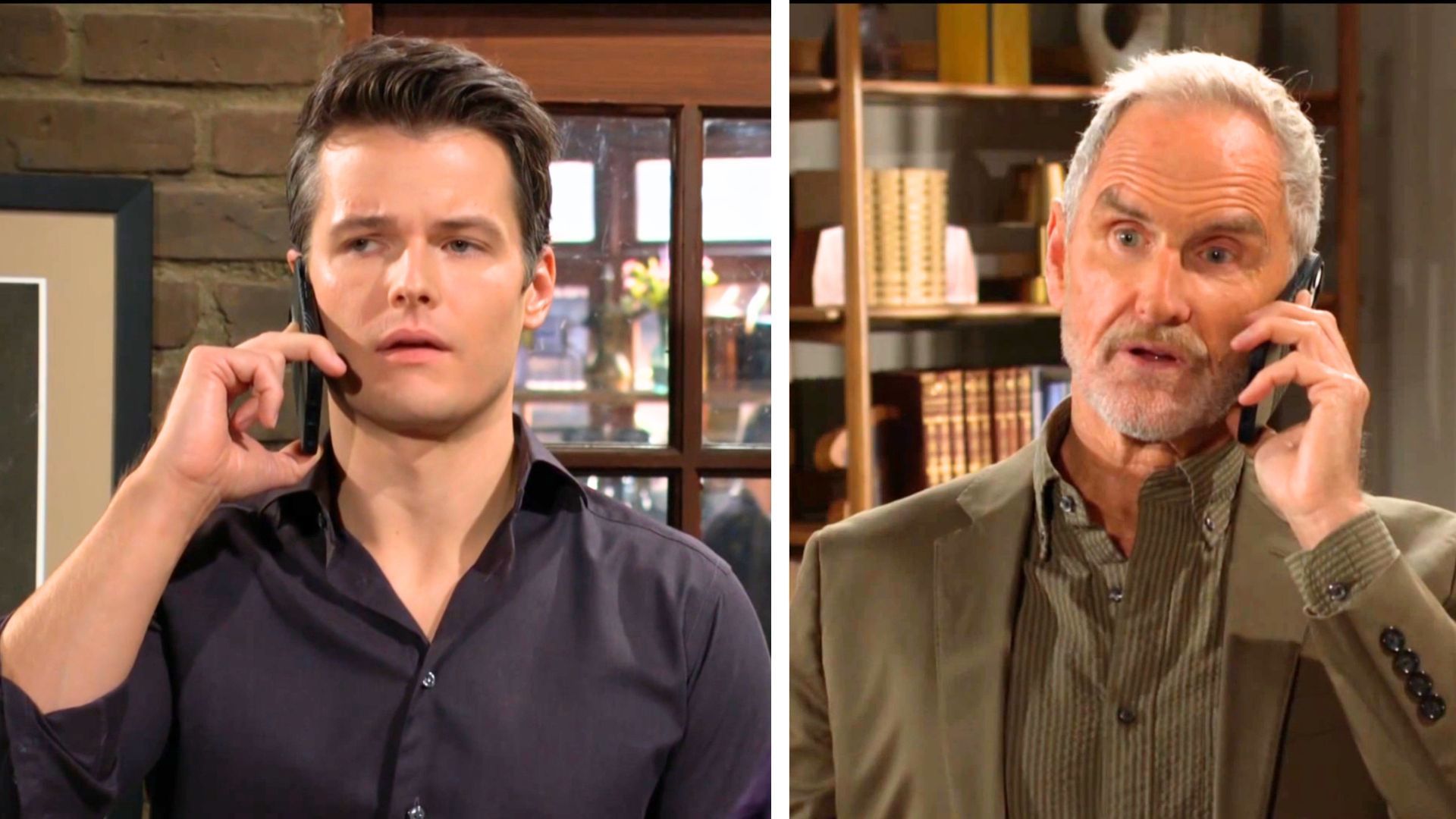 Kyle Abbott and Dr. Laurence Markham | Image: CBS