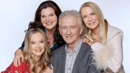 The Logan sisters of B&B with their father Stephen | Image: CBS