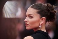 Thylane Blondeau attends "The Apprentice" Red Carpet - The 77th Annual Cannes Film Festival - Source: Getty