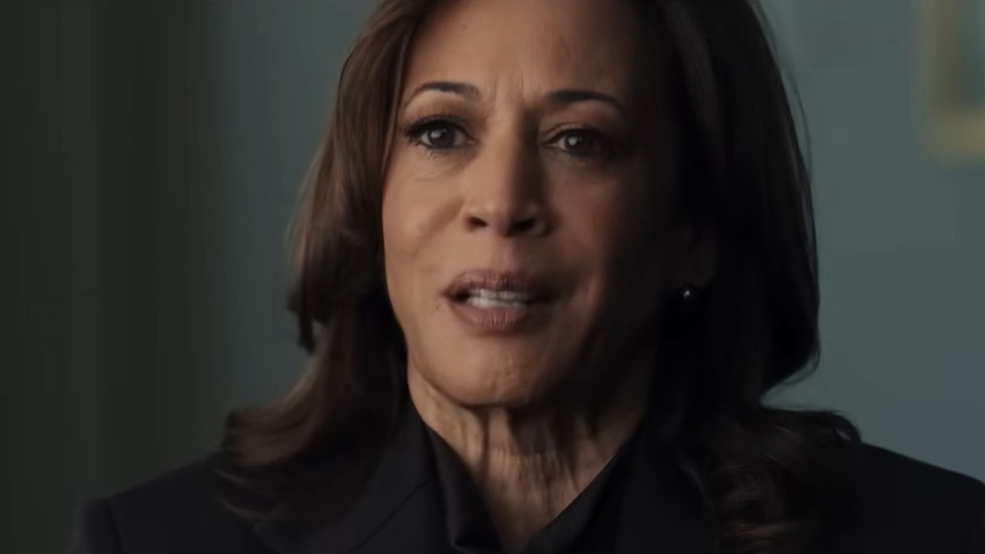 A shot of Kamala Harris from the trailer (Image via YouTube/Netflix)