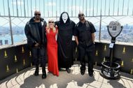 Marlon Wayans, Shawn Wayans, and Anna Faris Visit the Empire State Building - Source: Getty
