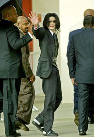 Michael Jackson Trial - Day 8 - March 9, 2005 - Source: Getty