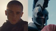 Agamemnon and Paul Atreides (Image via YouTube/@Warner Bros. & Universal Pictures)