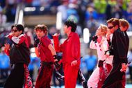 BTS performs during Spain v Argentina - FIFA World Cup 2026 - Final - Source: Getty