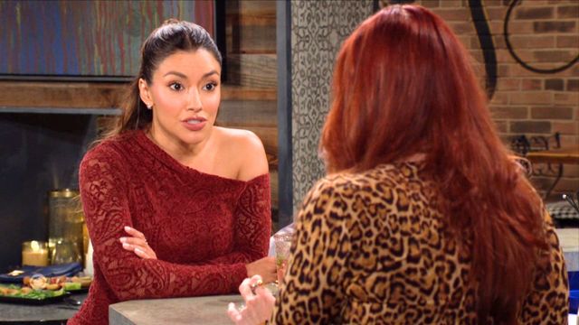 Image 3: Audra and Sally need to keep a secret | Image: CBS