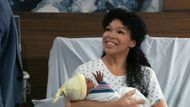 Portia was all smiles with her new baby | Image: ABC
