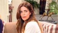 Vicki (Amelia Heinle) shot Claire a look when she said something that could have upset Nikki | Image: CBS