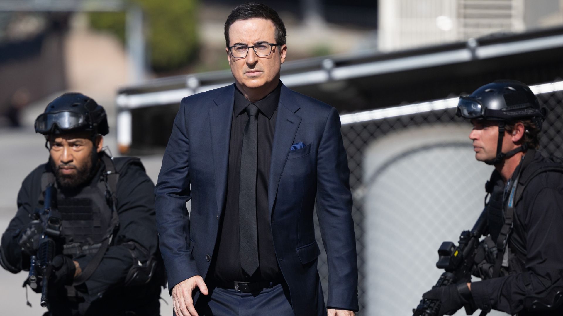 Z arrived by helicopter | Image: ABC