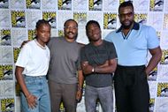Letitia Wright, Ryan Coogler, David Jonsson and Winston Duke attend the Marvel Studios Panel At 2026 San Diego Comic-Con - Source: Getty