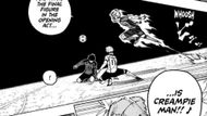 Shido leaping over for the ball - Source: K Manga