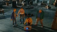Bert, Barry, Stuart and Denise in Stuart Fails to Save the Universe (Image Via HBO Max/Bill Prady Productions)