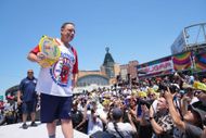 Joey Chestnut wins his 17th Nathan's famous hot dog eating contest - Source: Getty
